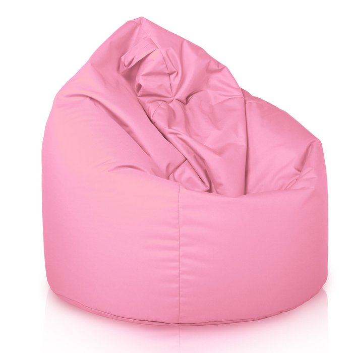 Rosa claro puff pera XL nylon