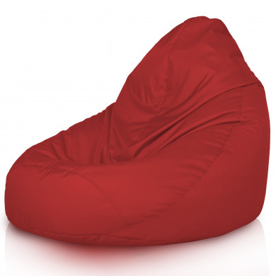 Bordó puff pera Drop XXL nylon