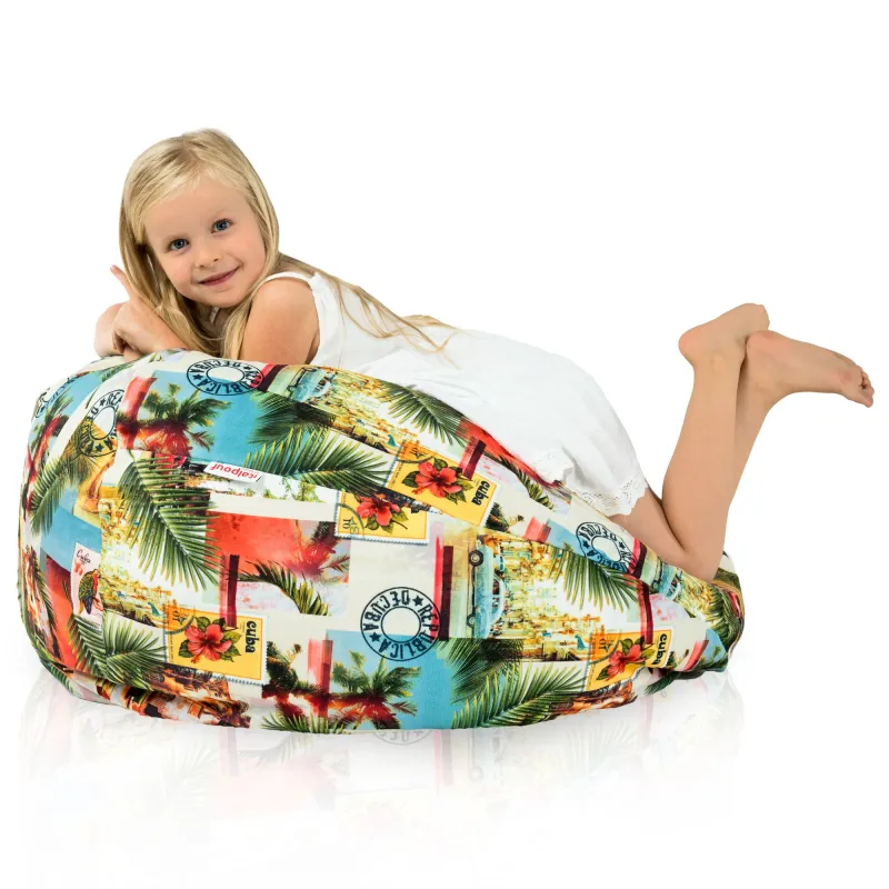 Puff Pera L para niños - Tejido Estampado Premium – vista 104
