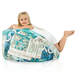 Puff Pera L para niños - Tejido Estampado Premium – vista 112