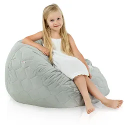Puff Pera L para niños - Terciopelo Soft – vista 64