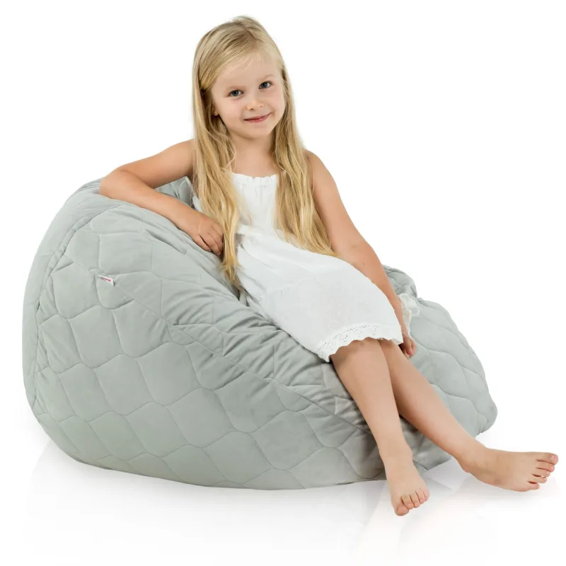 Puff Pera L para niños - Terciopelo Soft – vista 64