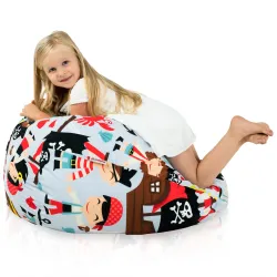 Puff Pera L para niños - Tejido Estampado Premium – vista 65