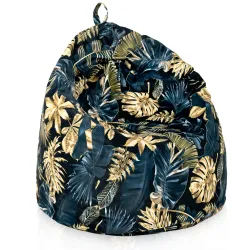 Puff Pera para niños - Tejido Estampado Premium