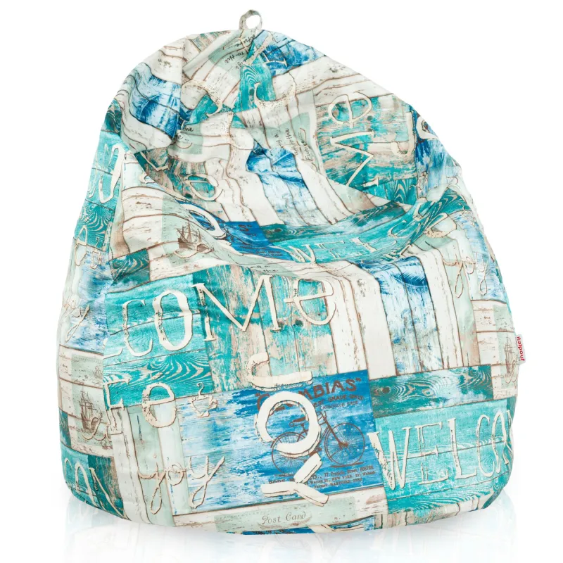 Puff Pera XL Estándar - Tejido Estampado Premium – vista 15