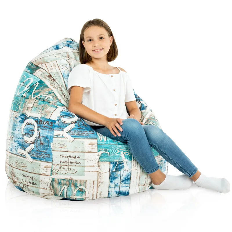 Puff Pera XL Estándar - Tejido Estampado Premium – vista 72