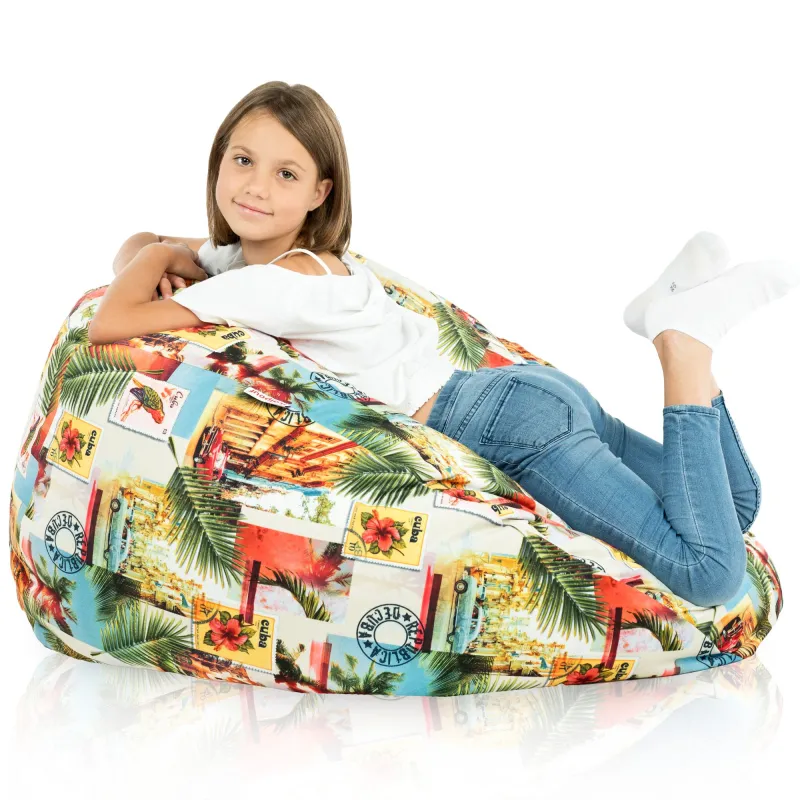 Puff Pera XL Estándar - Tejido Estampado Premium – vista 116
