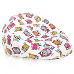 Búhos puff pera interior
