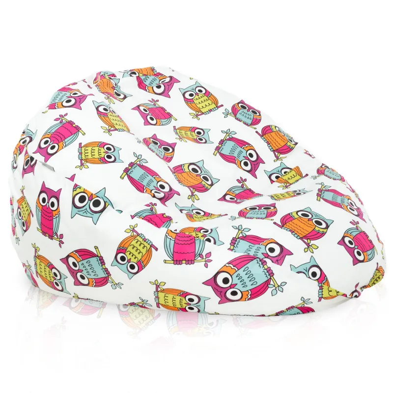 Búhos puff pera interior