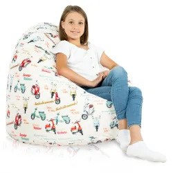 Puff Pera XL Estándar - Tejido Estampado Premium – vista 83