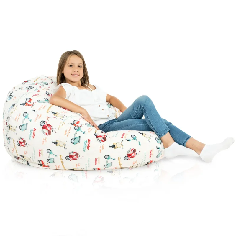 Puff Pera XL Estándar - Tejido Estampado Premium – vista 99