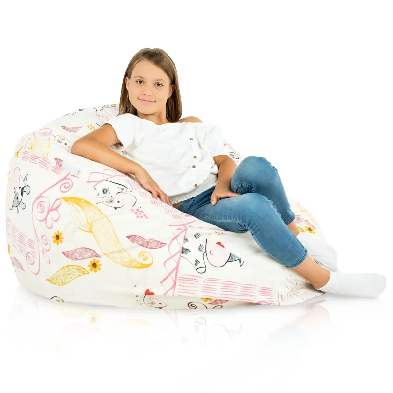 Puff Pera XL Estándar - Tejido Estampado Premium – vista 102