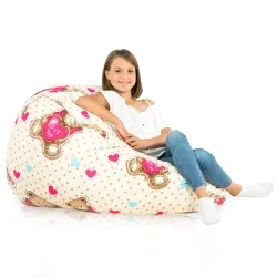 Puff Pera XL Estándar - Tejido Estampado Premium – vista 101