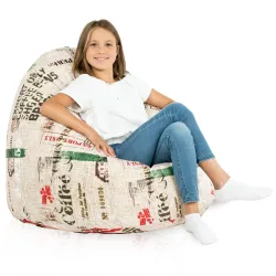 Puff Pera XL Estándar - Tejido Estampado Premium – vista 63
