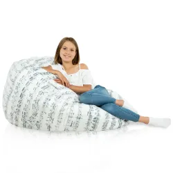 Puff Pera XL Estándar - Tejido Estampado Premium – vista 107