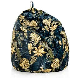 Puff Pera Estándar - Tejido Estampado Premium