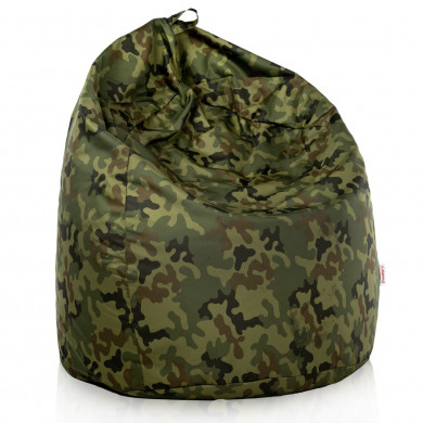 Camuflaje puff pera Exterior nylon