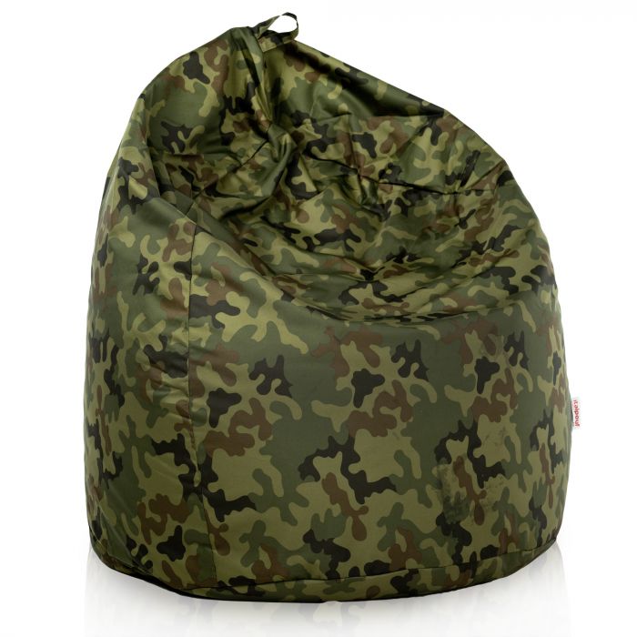Camuflaje puff pera Exterior nylon