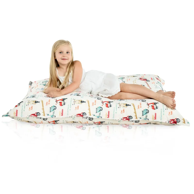 Cojín de Suelo Gigante XL para niños - Tejido Estampado Premium – vista 96
