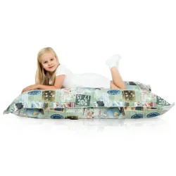 Cojín de Suelo Gigante XL para niños - Tejido Estampado Premium – vista 142