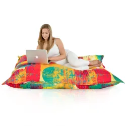Cojín de Suelo Gigante XXL para adultos Gigante - Tejido Estampado Premium – vista 41