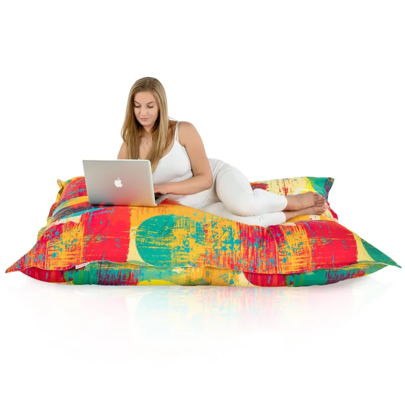 Cojín de Suelo Gigante XXL para adultos Gigante - Tejido Estampado Premium – vista 41