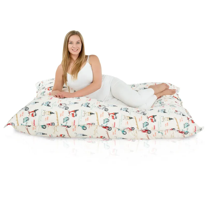 Cómoda almohada gigante, ideal para actividades infantiles