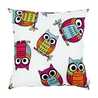 Búhos Almohada Cuadrada