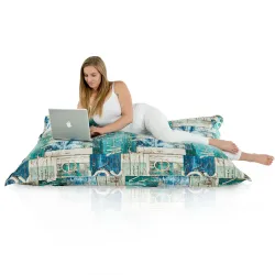 Cojín de Suelo Gigante XXL para adultos Gigante - Tejido Estampado Premium – vista 85
