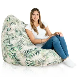 Puff con Respaldo XXL Drop - Tejido Estampado Premium – vista 51