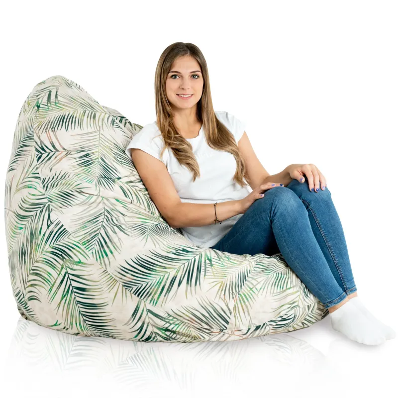 Puff con Respaldo XXL Drop - Tejido Estampado Premium – vista 51