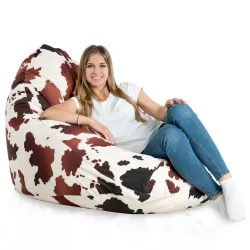 Puff con Respaldo XXL Drop - Tejido Estampado Premium – vista 46