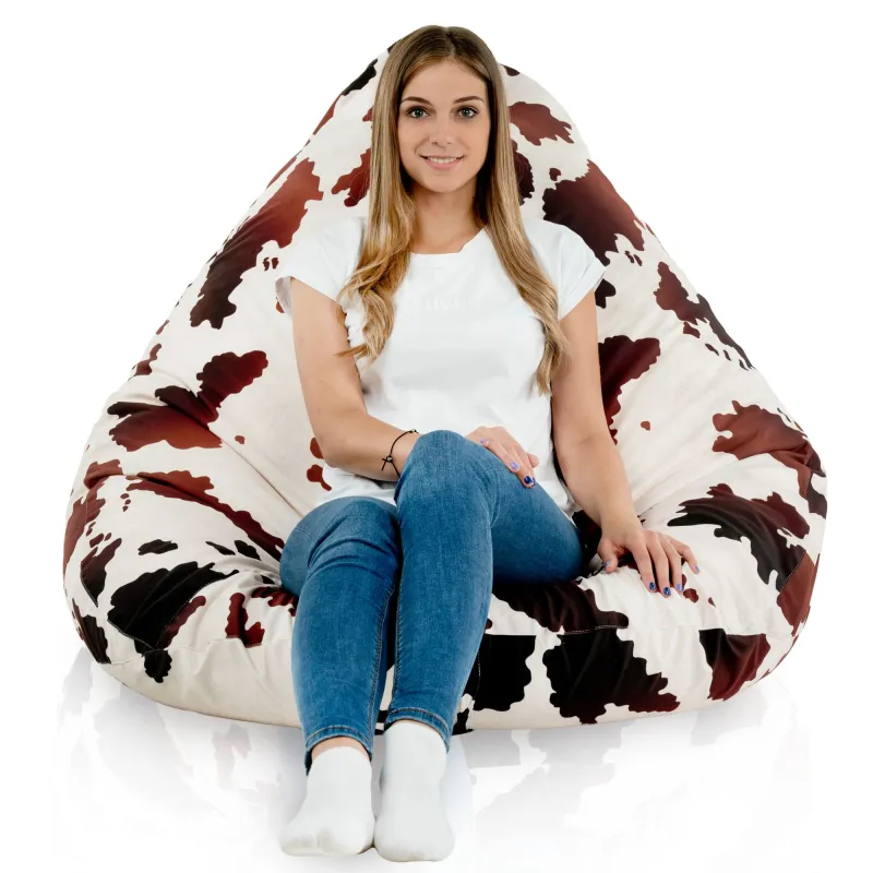 Puff con Respaldo XXL Drop - Tejido Estampado Premium – vista 65