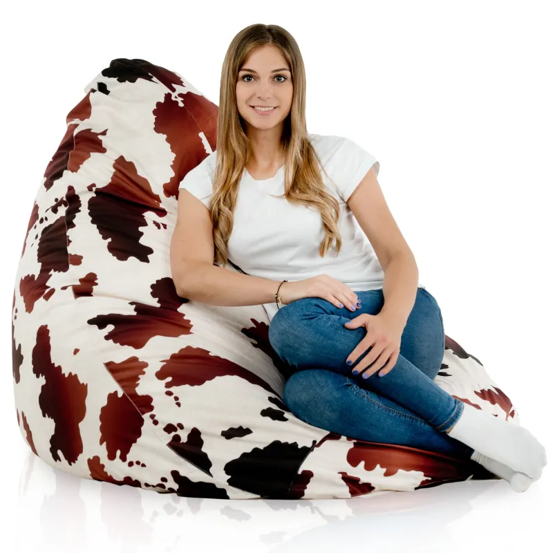Puff con Respaldo XXL Drop - Tejido Estampado Premium – vista 74