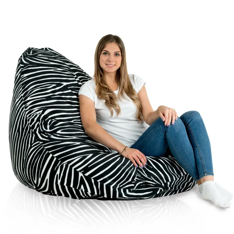 Puff con Respaldo XXL Drop - Tejido Estampado Premium – vista 43