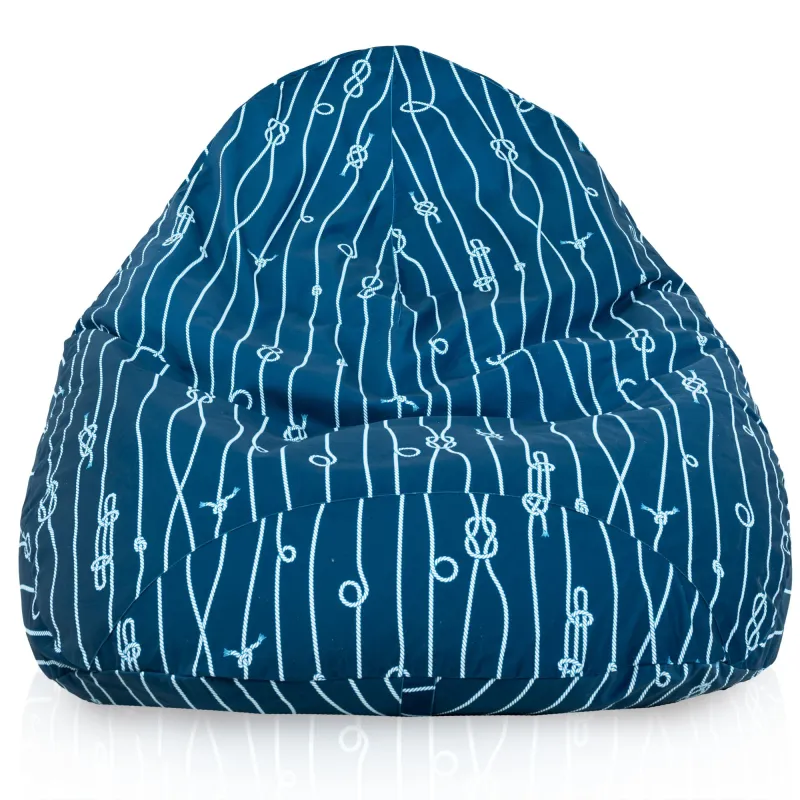 Puff con Respaldo XXL Drop - Tejido Estampado Premium – vista 25