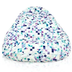 Puff con Respaldo XXL Drop - Tejido Estampado Premium – vista 20