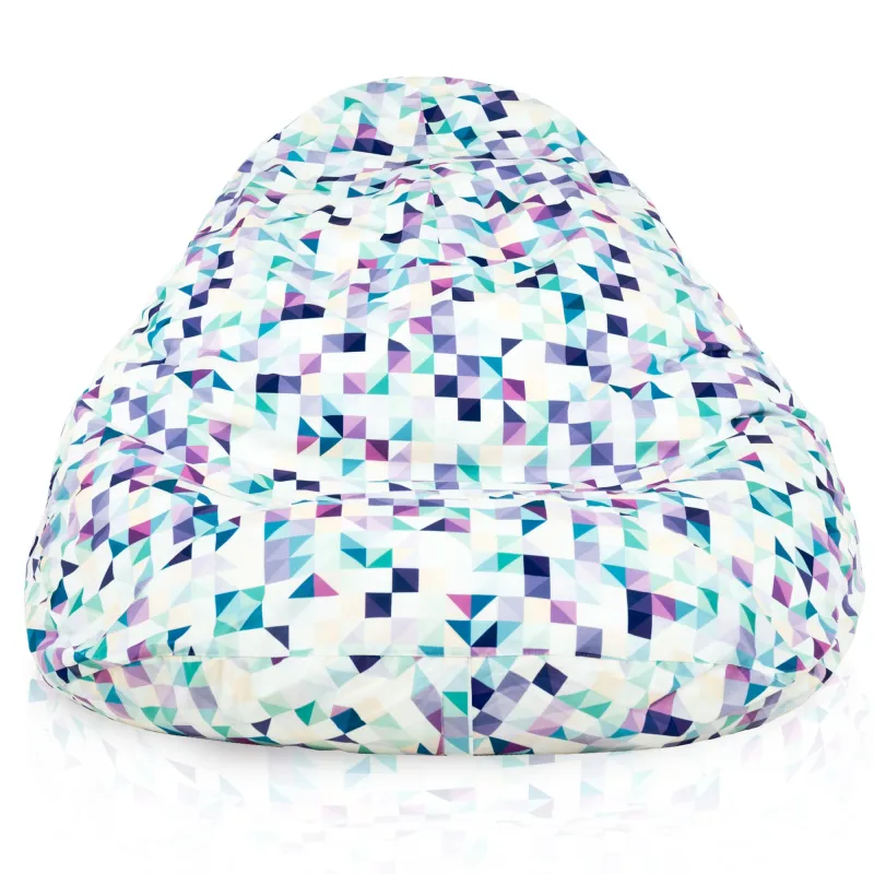 Puff con Respaldo XXL Drop - Tejido Estampado Premium – vista 20