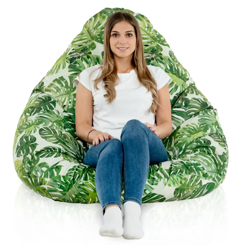 Puff con Respaldo XXL Drop - Tejido Estampado Premium – vista 71