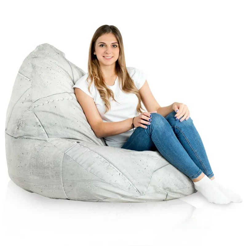 Puff con Respaldo XXL Drop - Tejido Estampado Premium – vista 42