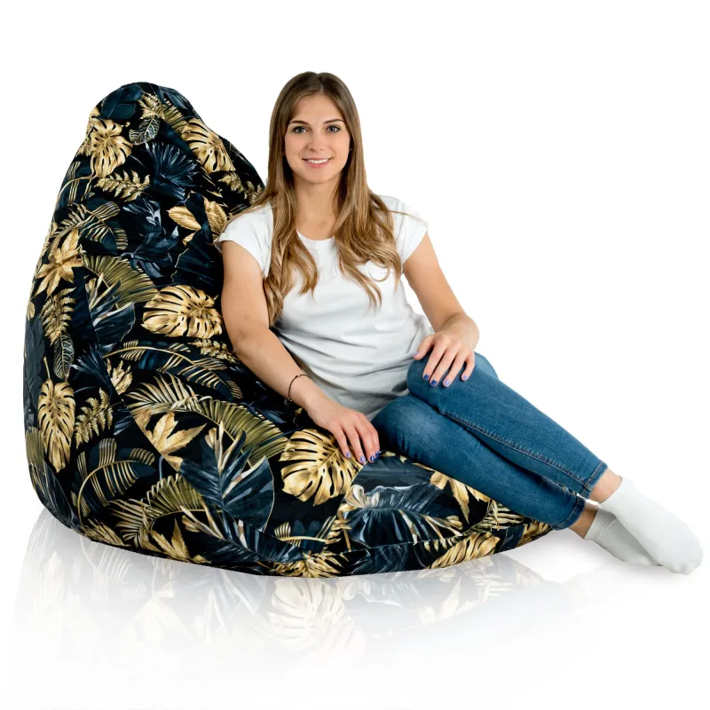 Puff con Respaldo XXL Drop - Tejido Estampado Premium – vista 53
