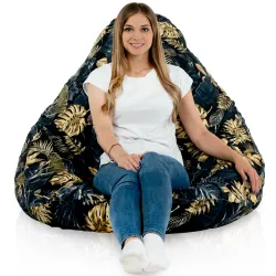 Puff con Respaldo XXL Drop - Tejido Estampado Premium – vista 55