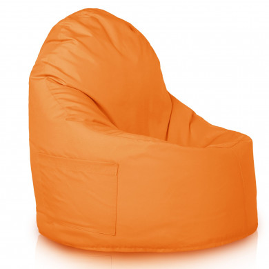 Naranja Puff Sillón Porto Exterior nylon