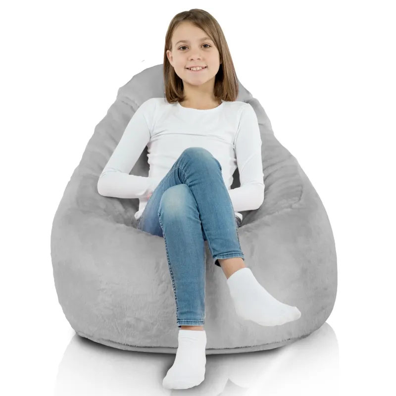 Puff Sillón de Suelo Smart Porto - Pelo Sintético Yeti – vista 3