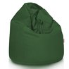 Verde oscuro puff pera terciopelo