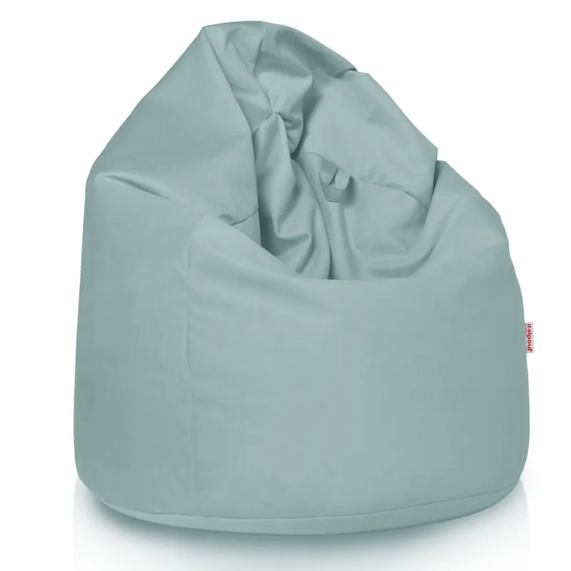 Puff Pera L para niños - Terciopelo Soft – vista 3