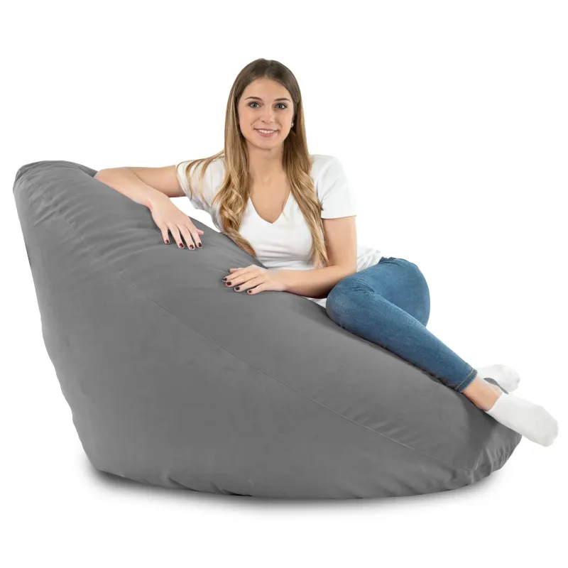 Puff con Respaldo XXL Drop - Terciopelo Soft – vista 56