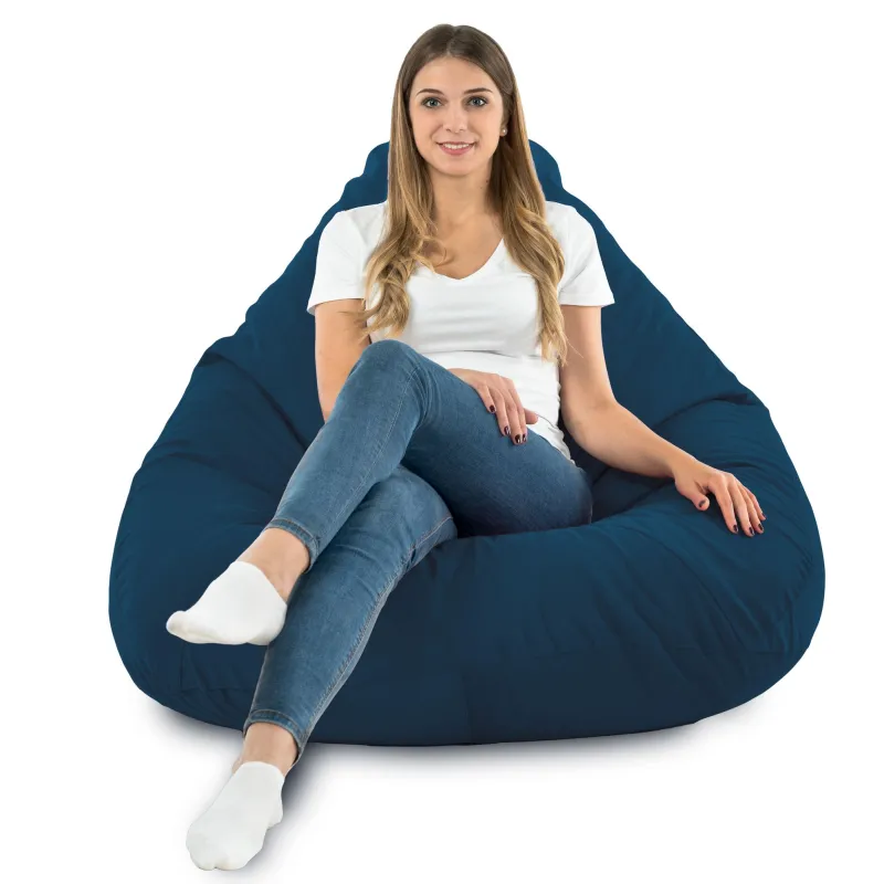 Puff con Respaldo XXL Drop - Terciopelo Soft – vista 80