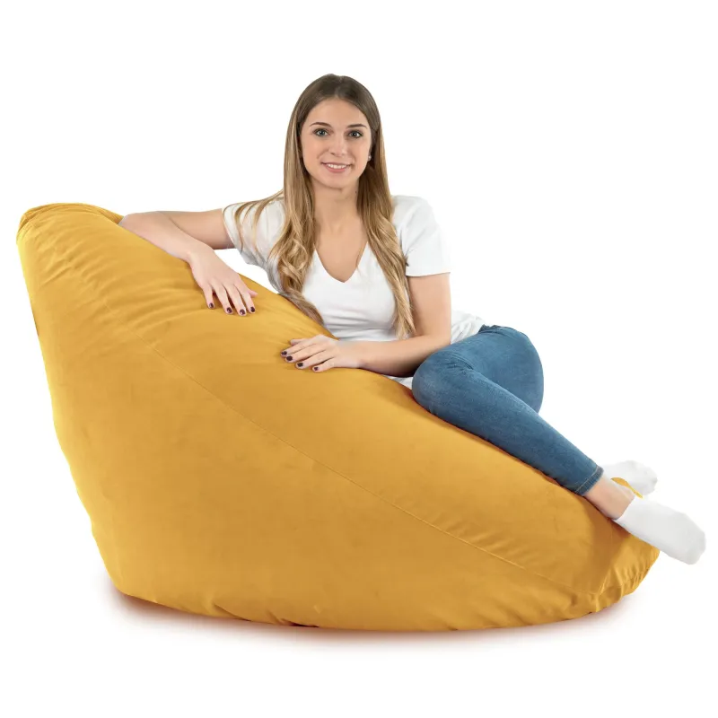 Puff con Respaldo XXL Drop - Terciopelo Soft – vista 44