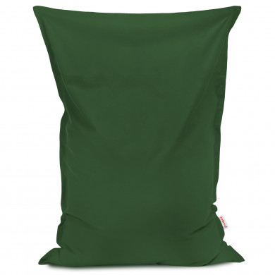 Verde oscuro Puff Almohada terciopelo